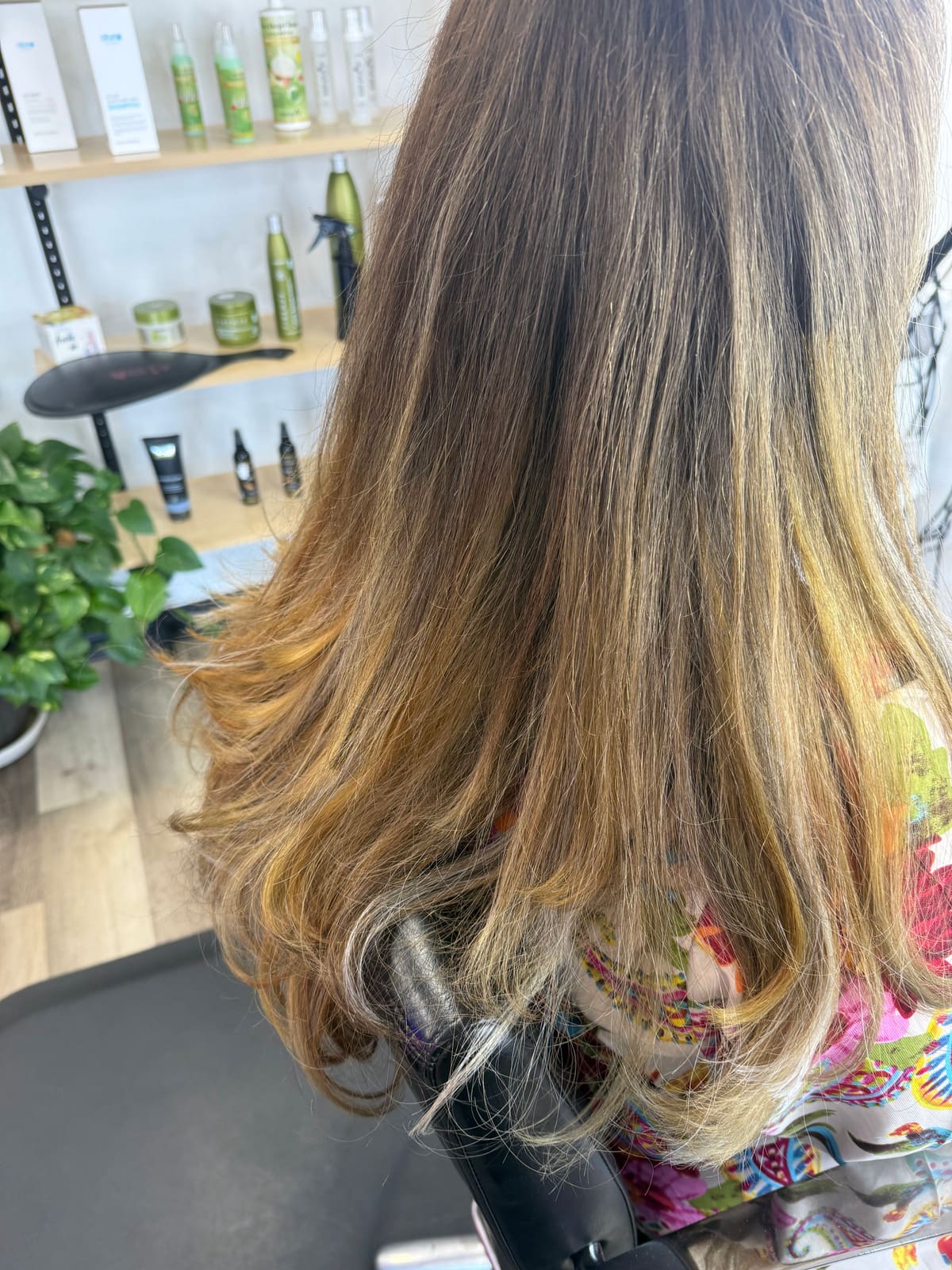 Balayage curls