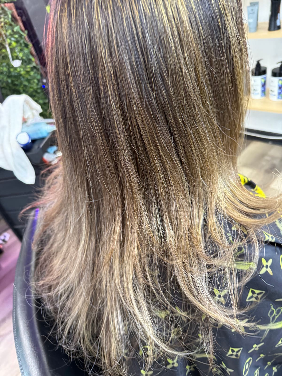 Balayage detail